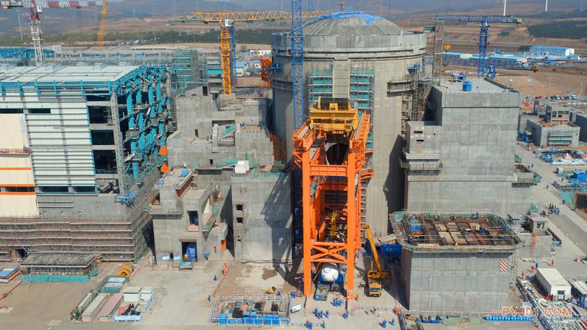 辽宁红沿河核电二期5号机组进入核岛主设备集中安装阶段