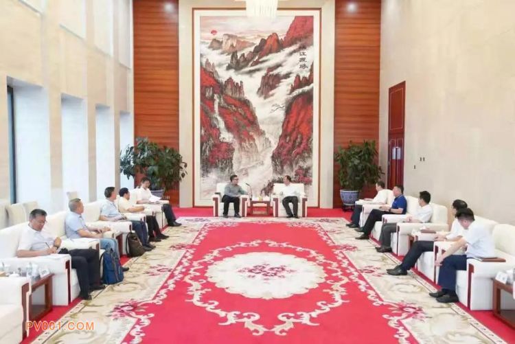 哈电集团吴伟章带队拜访中国能源建设股份有限公司
