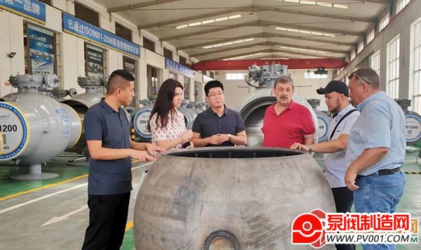 哈萨克斯坦客户莅临同力阀门参观考察!-泵阀制造网