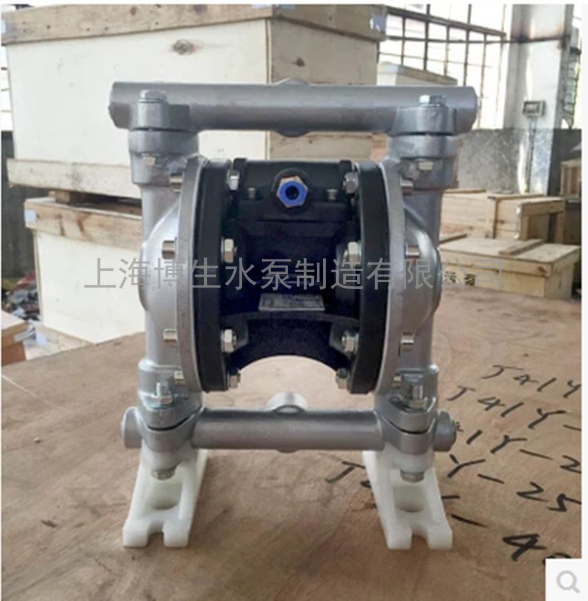 供应QBY5-20P型304不锈钢气动隔膜泵，化工气动隔膜泵