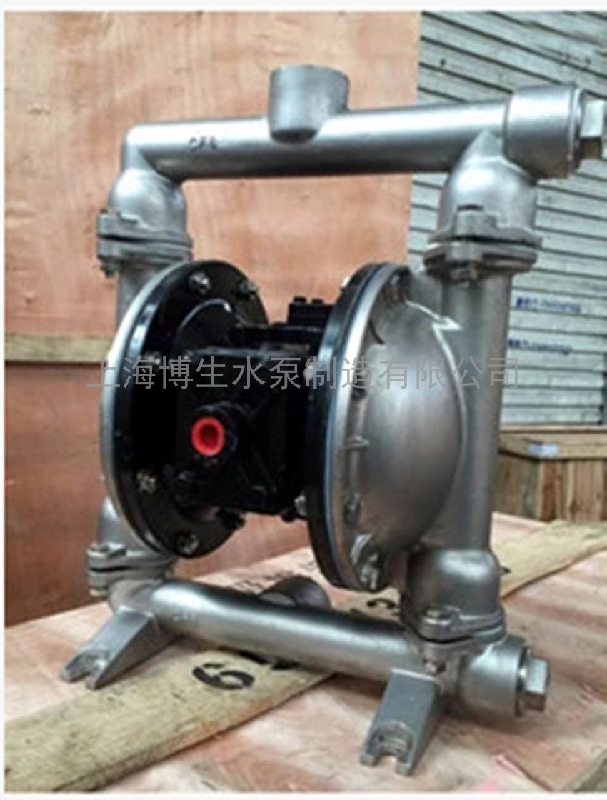 供应第五代QBY5-32P不锈钢气动隔膜泵 船用耐腐蚀隔膜泵