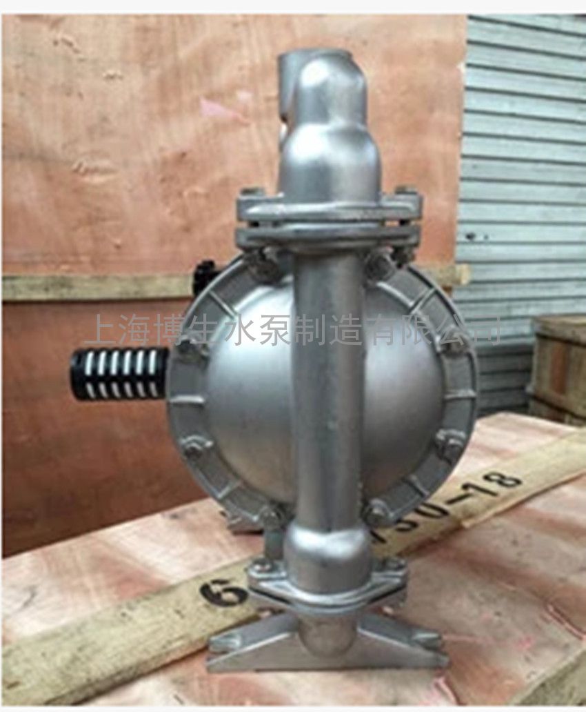 供应第五代QBY5-32P不锈钢气动隔膜泵 船用耐腐蚀隔膜泵