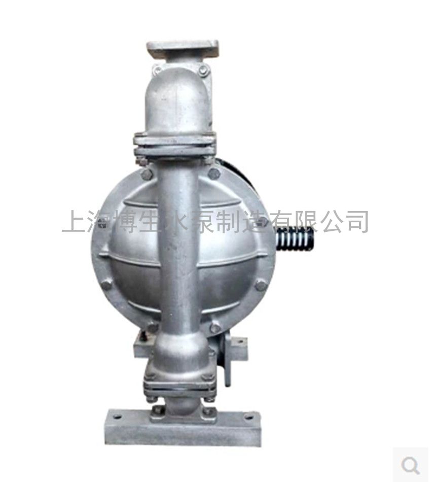 供应QBY5-65P型不锈钢气动隔膜泵 上海博生隔膜泵厂家