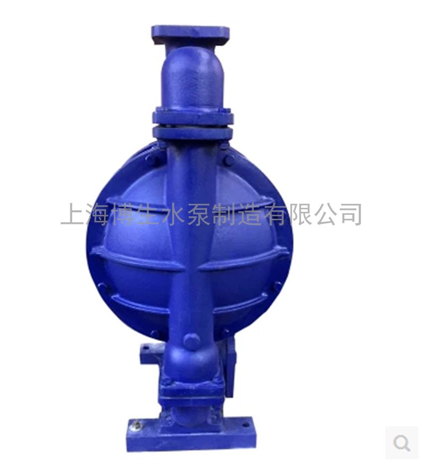 供应博生牌QBY5-80Z型铸铁气动隔膜泵,上海压滤机气动泵