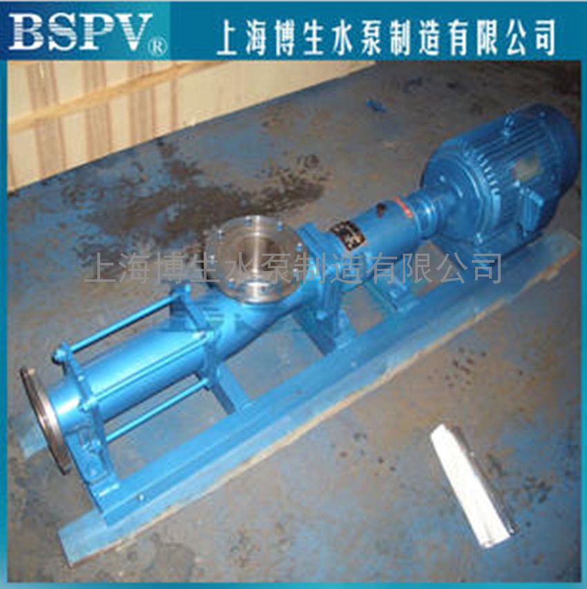 供应GF型不锈钢单螺杆泵，上海博生水泵螺杆泵