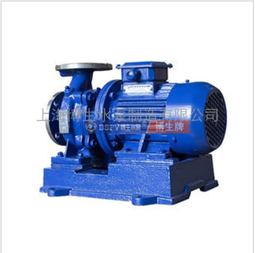 供应上海博生ISWH型卧式管道离心泵 不锈钢管道泵