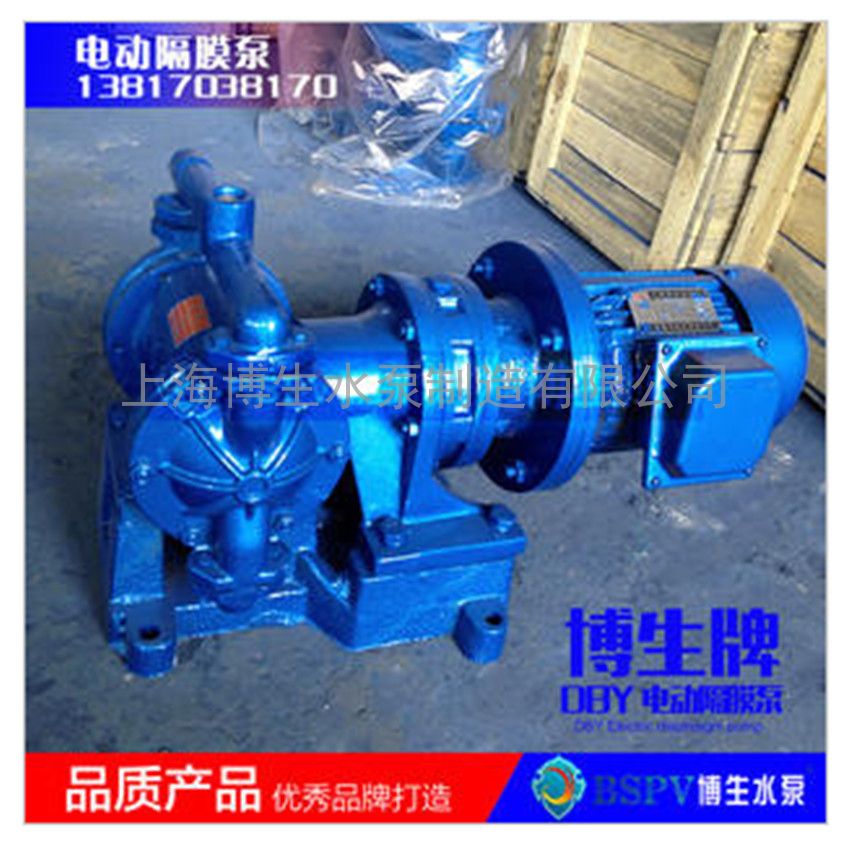 供应上海博生DBY-10型电动隔膜泵 隔膜泵配丁晴膜/四氟膜