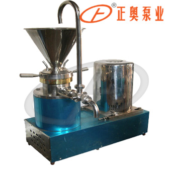 供应正奥泵业JML-140F型分体式胶体磨不锈钢研磨粉碎机