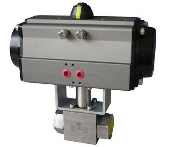 供应Q611N气动高压L型三通球阀 不锈钢内螺纹焊接氢气液压油