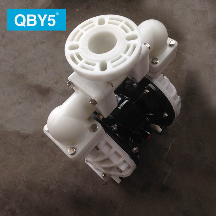 供应正奥泵业QBY5-65F型工程塑料气动隔膜泵耐腐化工气动泵