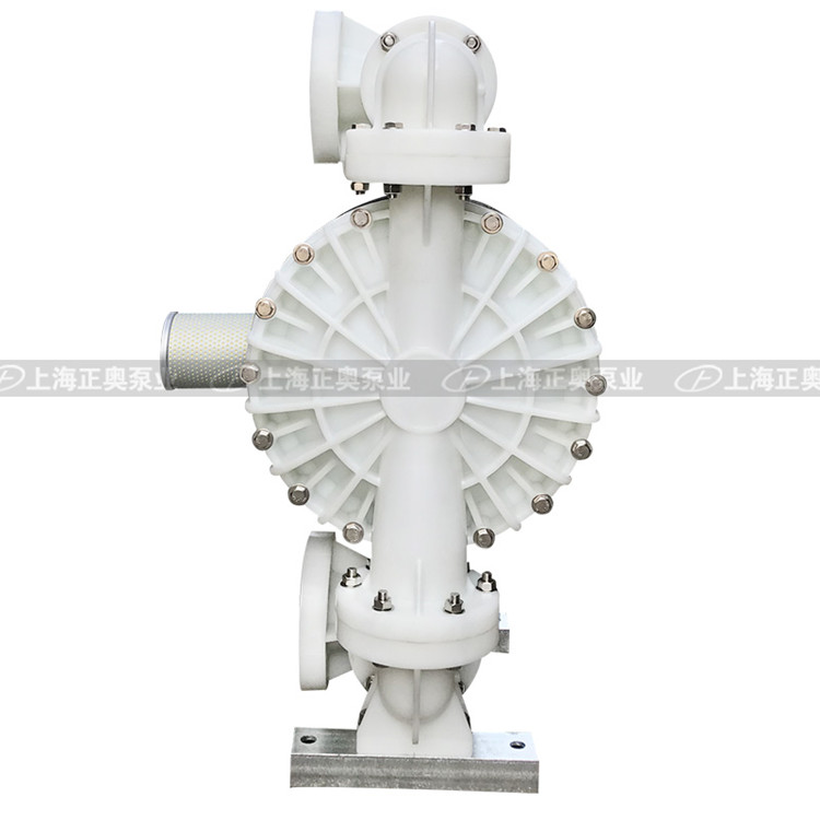 供应正奥泵业QBY5-80F型工程塑料气动隔膜泵耐腐气动化工泵