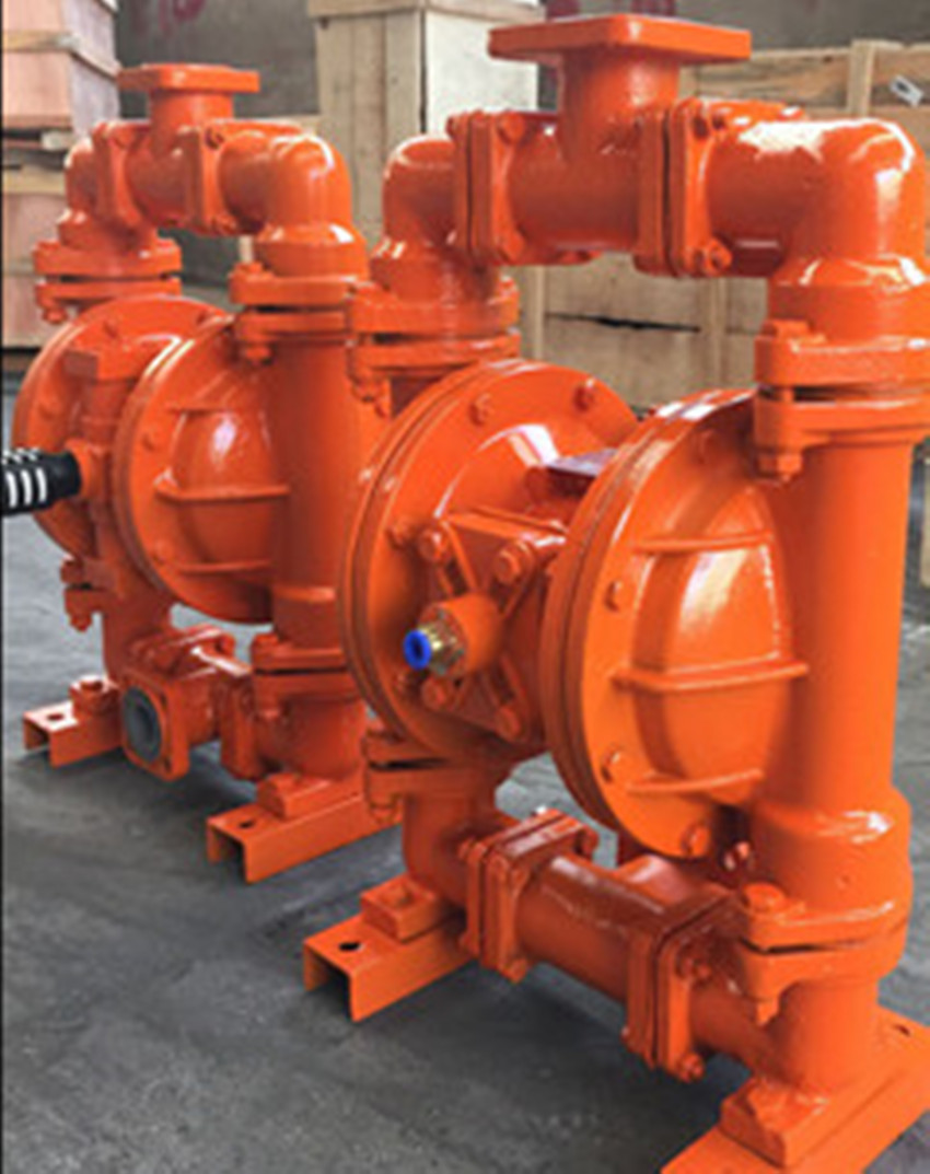 供应正奥泵业QBY5-50F46型流体衬氟气动隔膜泵矿用压滤机气动隔膜泵