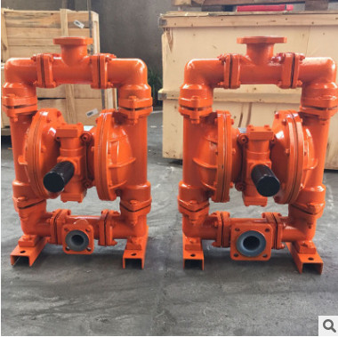 供应正奥泵业QBY5-65F46型流体衬氟气动隔膜泵矿用压滤机气动隔膜泵