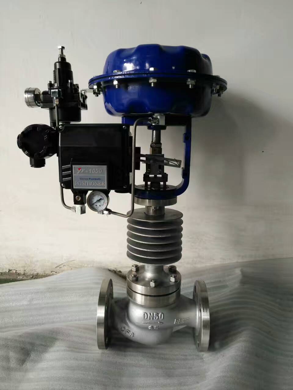 供应气动高温调节阀 导热油调节阀 带散热片调节阀