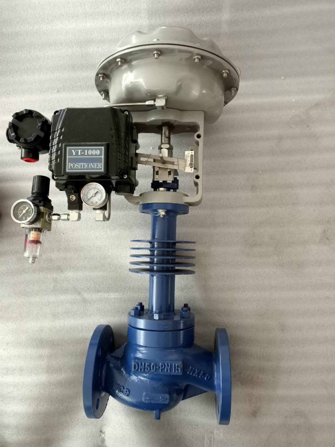 供应气动高温调节阀 导热油调节阀 带散热片调节阀