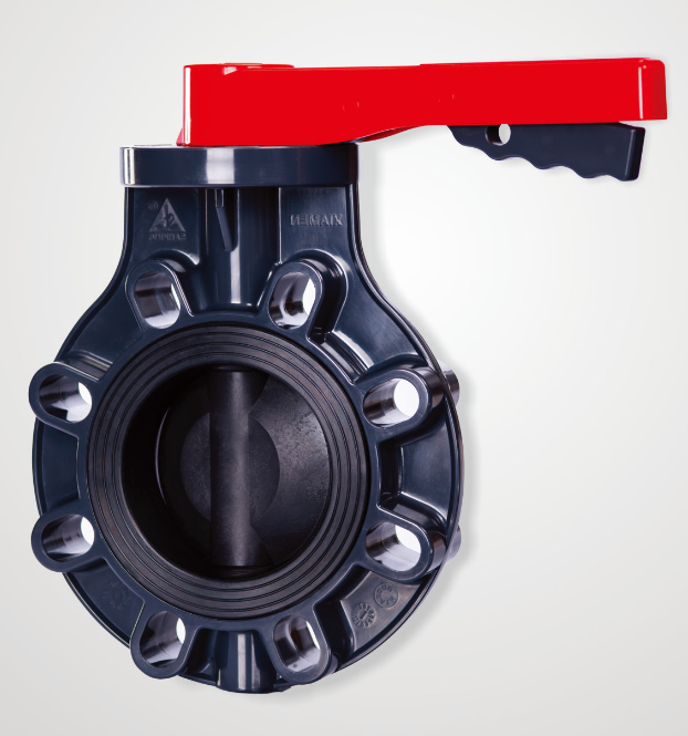 供应厦门三厘厂家供应工业塑胶手动、电动、气动PVC塑料蝶阀