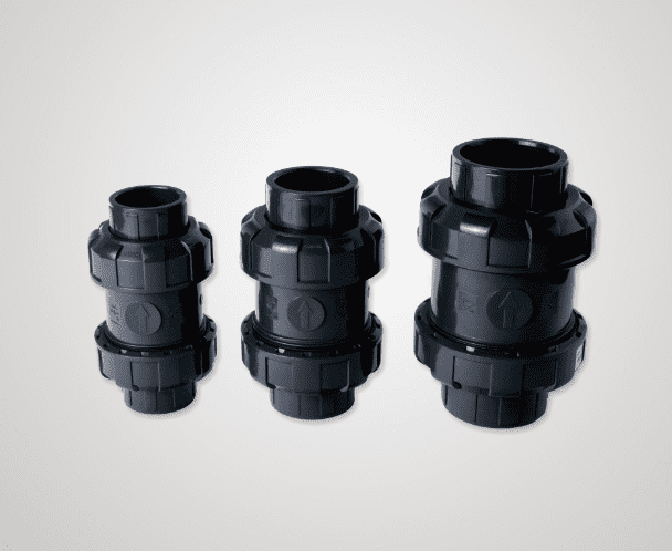 供应厦门三厘厂家供应工业塑胶PVC止回阀，翻板式、球形、单由令止回阀