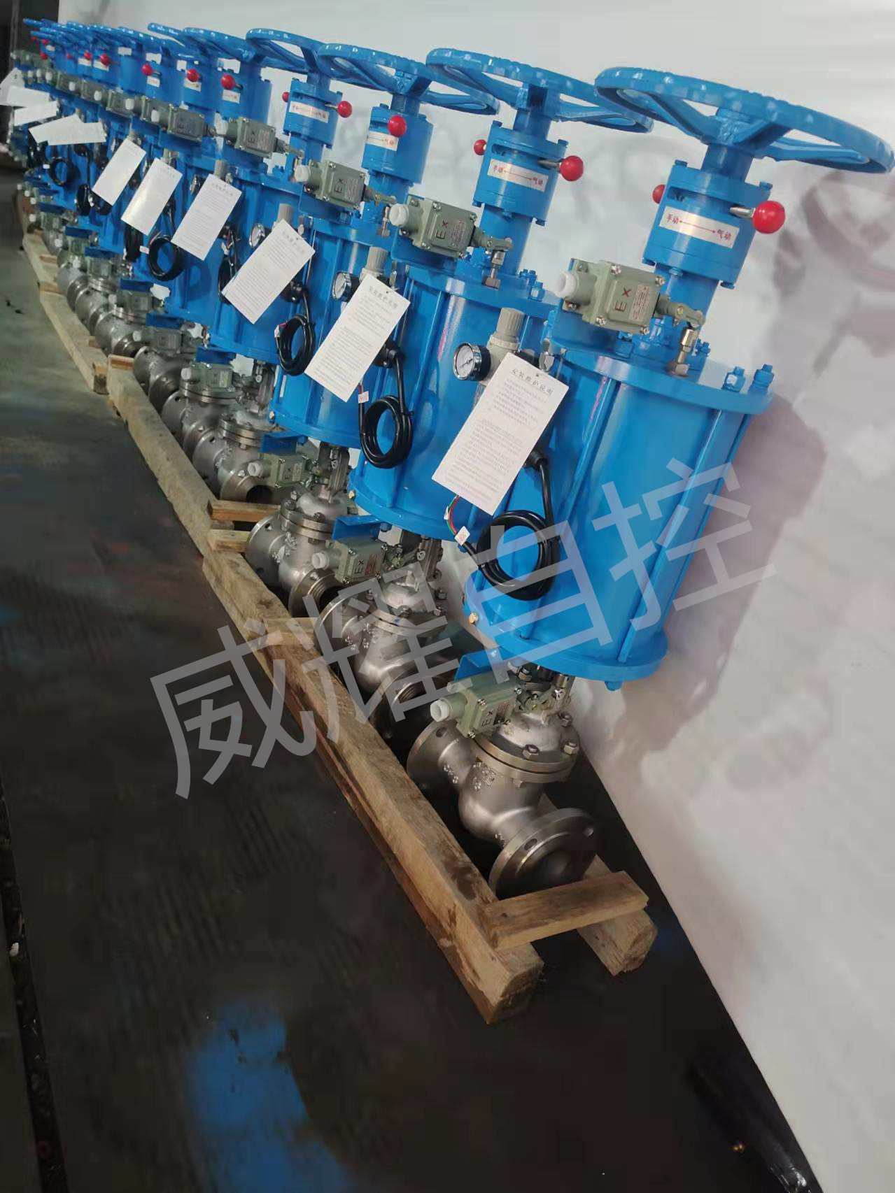 供应气动闸阀铸钢不锈钢 带三联件