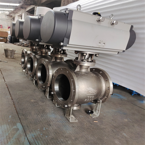 供应Q641Y-16P气动法兰球阀