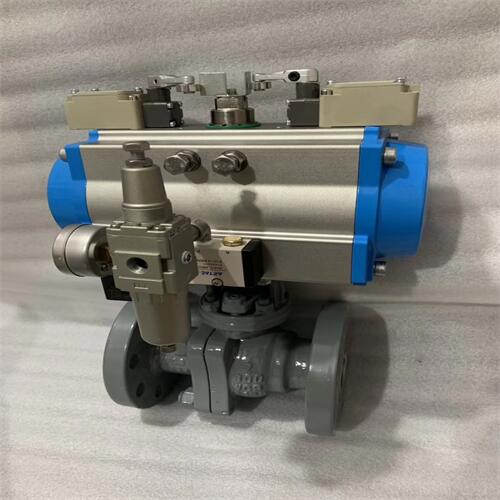 供应气动铸钢硬密封球阀Q641H-16C DN50