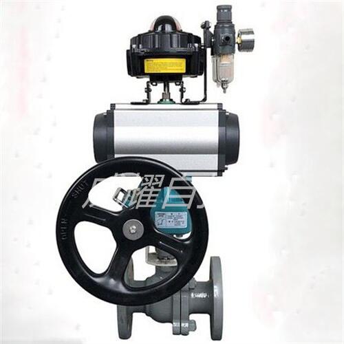 供应气动法兰硬密封球阀Q641H-16C DN80