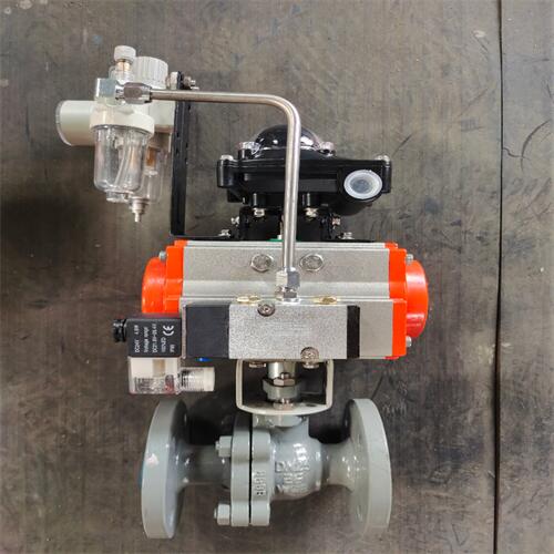 供应气动法兰硬密封球阀Q641H-16C DN80