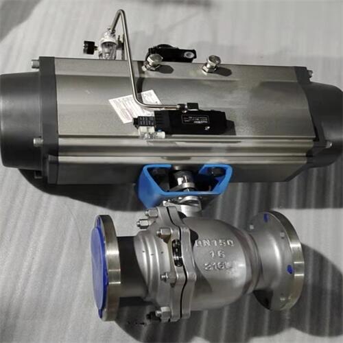 供应气动不锈钢法兰球阀Q641F-16P DN40