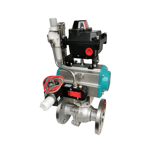 供应气动法兰软密封不锈钢球阀Q641F-16P DN80