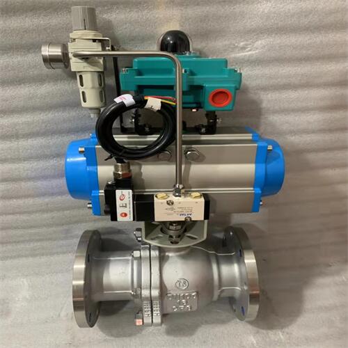 供应气动法兰软密封不锈钢球阀Q641F-16P DN80