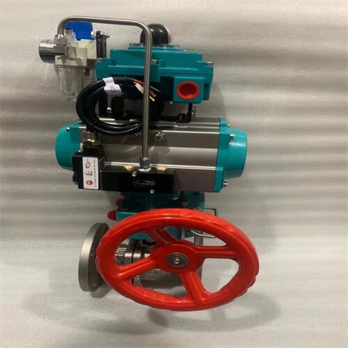 供应气动硬密封法兰不锈钢球阀Q641H-25P DN65