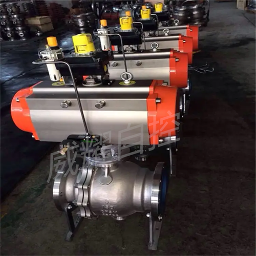 供应气动硬密封高温不锈钢固定球阀Q647H-16P DN250