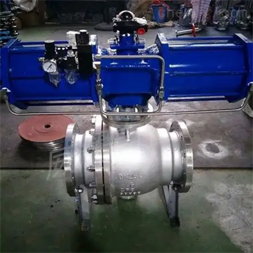 供应气动不锈钢硬密封固定球阀Q647H-16P DN50