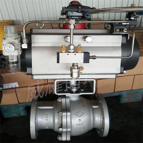 供应气动不锈钢硬密封固定球阀Q647H-16P DN50