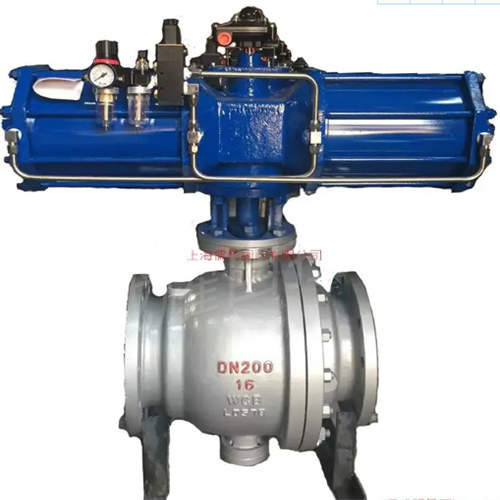 供应气动不锈钢法兰固定球阀Q647F-16P DN40