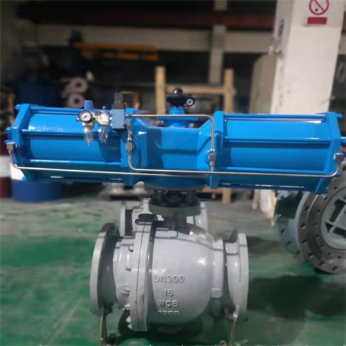 供应气动铸钢软密封固定球阀Q647F-16C DN500