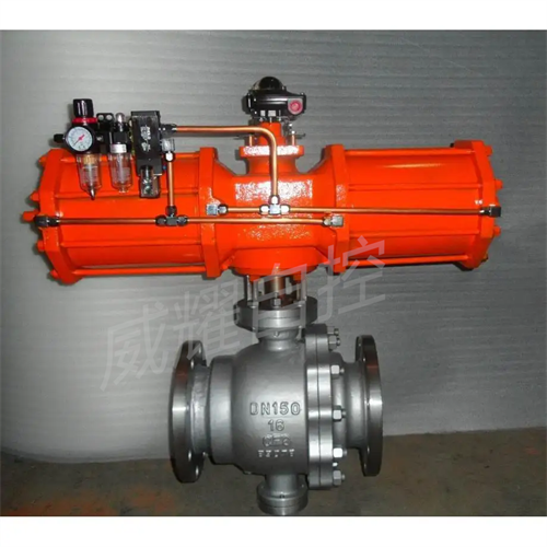 供应气动法兰硬密封不锈钢固定切断球阀Q647H-16P DN125