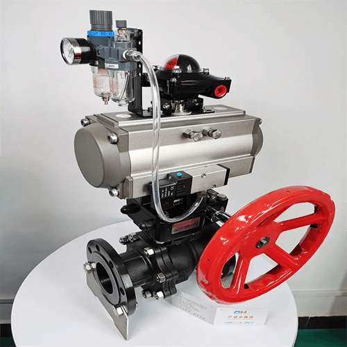 供应气动铸钢高温浮动球阀Q641F-16C DN200