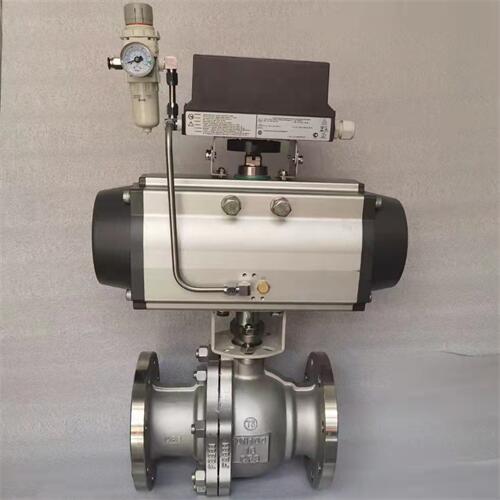 供应气动法兰不锈钢浮动球阀Q641F-16P DN65