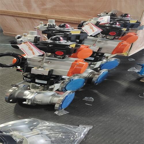 供应气动法兰硬密封高温不锈钢浮动球阀Q641H-16P DN50