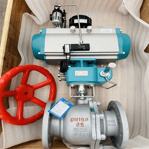 供应气动高温硬密封O型球阀Q641H-16C DN125