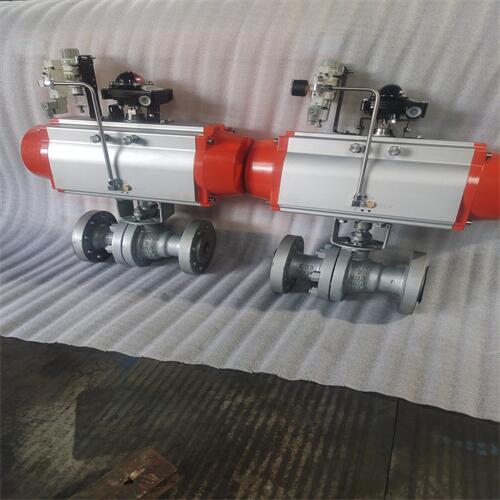 供应气动高温硬密封O型球阀Q641H-16C DN125