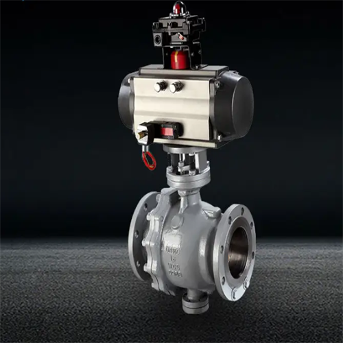 供应气动硬密封铸钢固定O型切断阀Q647H-16C DN65