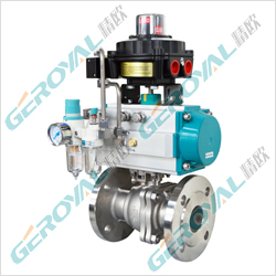 供应 气动法兰球阀|Q641F气动软密封球阀|Q641H气动硬密封球阀-精欧控制阀门