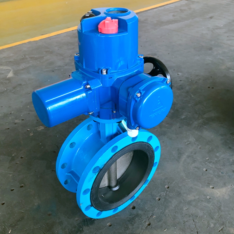 供应法兰式硬密封电动蝶阀