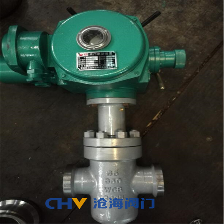 供应CHVJ沧海KZ943Y-64C防爆电动抗硫平板闸阀