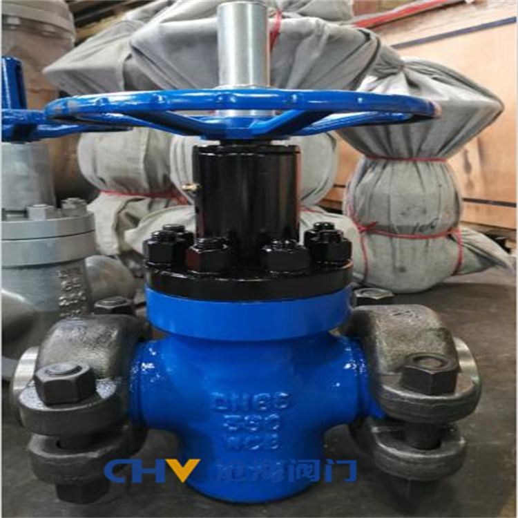 供应CHVJ沧海GZF83Y-350高压锻钢卡箍式闸阀