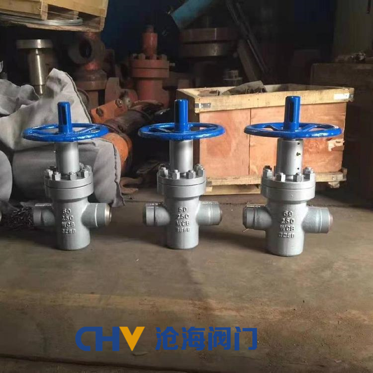 供应CHVJ沧海ZF63Y-350P高压不锈钢焊接平板闸阀