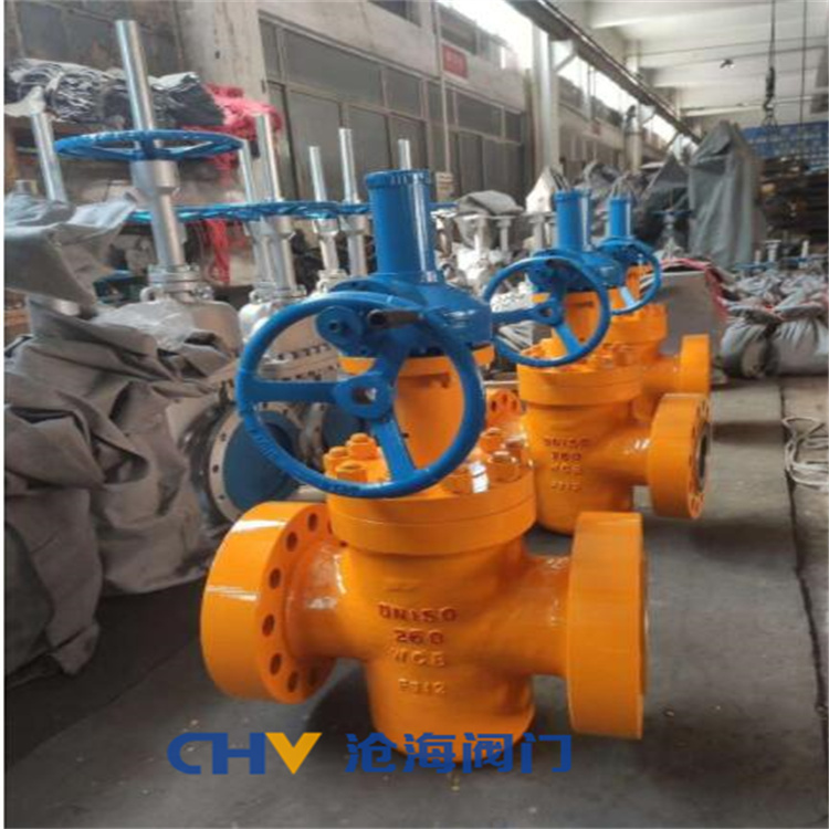 供应CHVJ沧海ZF43Y-350高压法兰平板闸阀