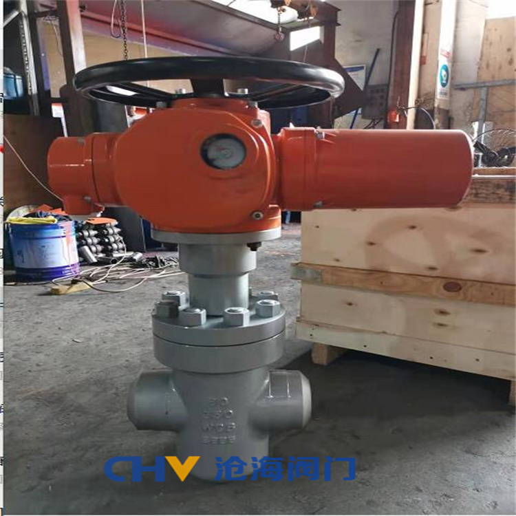供应CHVJ沧海CHZ963Y高压电动焊接平板闸阀