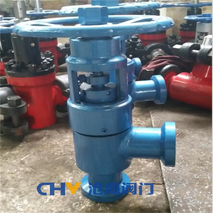 供应CHVJ沧海L/J87Y-260油田高压注水卡箍式节流截止阀